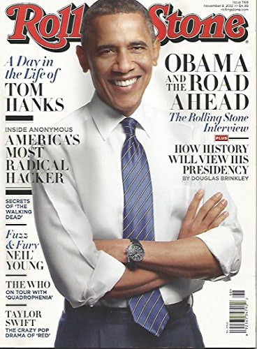 Barack Obama Rolling Stone Magazine 2012 November 8