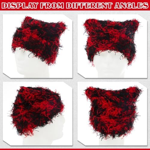 Chuarry Y2K Knitted Cat Beanie