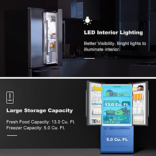 Galanzglr18fs5s16frenchdoorrefrigeratorwithinstalledicemakerandbottomfreezeradjustableelectricalthermostatcontrolfrostfreeenergystarcertifiedstainlesssteel18cuft Urban Country Home Decor Galanz glr18fs5s16 french door refrigerator with installed ice maker and bottom freezer adjustable electrical thermostat control frost free energy star certified stainless steel 18 cu ft urban country home decor