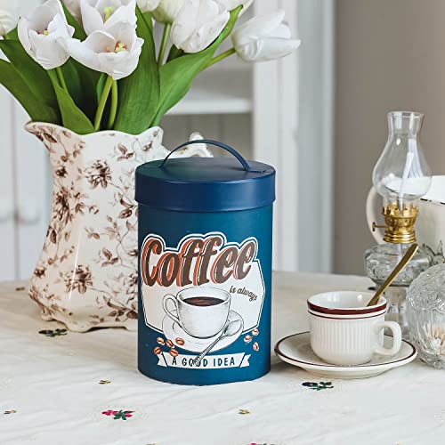 NIKKY-HOME-Metal-Canisters-for-Coffee-Sugar-Tea-Kitchen-Container-Farmhouse-Country-Decor-Jar-Large-Rustic-Decorations-Steel-Food-Storage-Tin-for-The-Kitchen-Counter-Coffee NIKKY HOME Metal Canisters for Coffee Sugar Tea Kitchen Container Farmhouse Country Decor Jar Large Rustic Decorations Steel Food Storage Tin for The Kitchen Counter Coffee