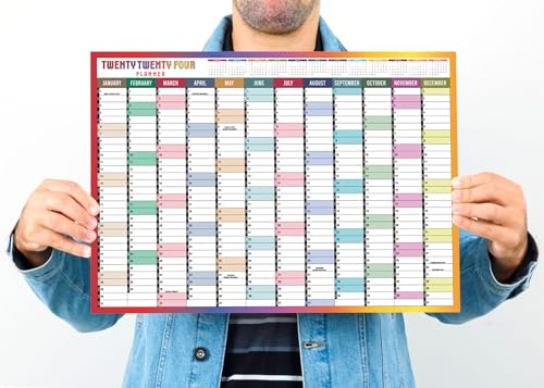 2024 Wall Planner A3 Wall Calendar Yearly Wall Planner Calendar 2024 Home Desk Office Jan to Dec Academic Wall Planner Full Year To view 2024 Calendar Planner Size (42.0 x29.7cm)