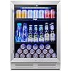   Yeego-Beverage-Refrigerator-Drink-Fridge-24-inch-180-Cans-Beer-Cooler-Glass-Door-with-Lock-Reversible-Door-Under-Counter-Refrigerator-Built-in-for-Soda-Wine-for-Bar-Office-Bedroom