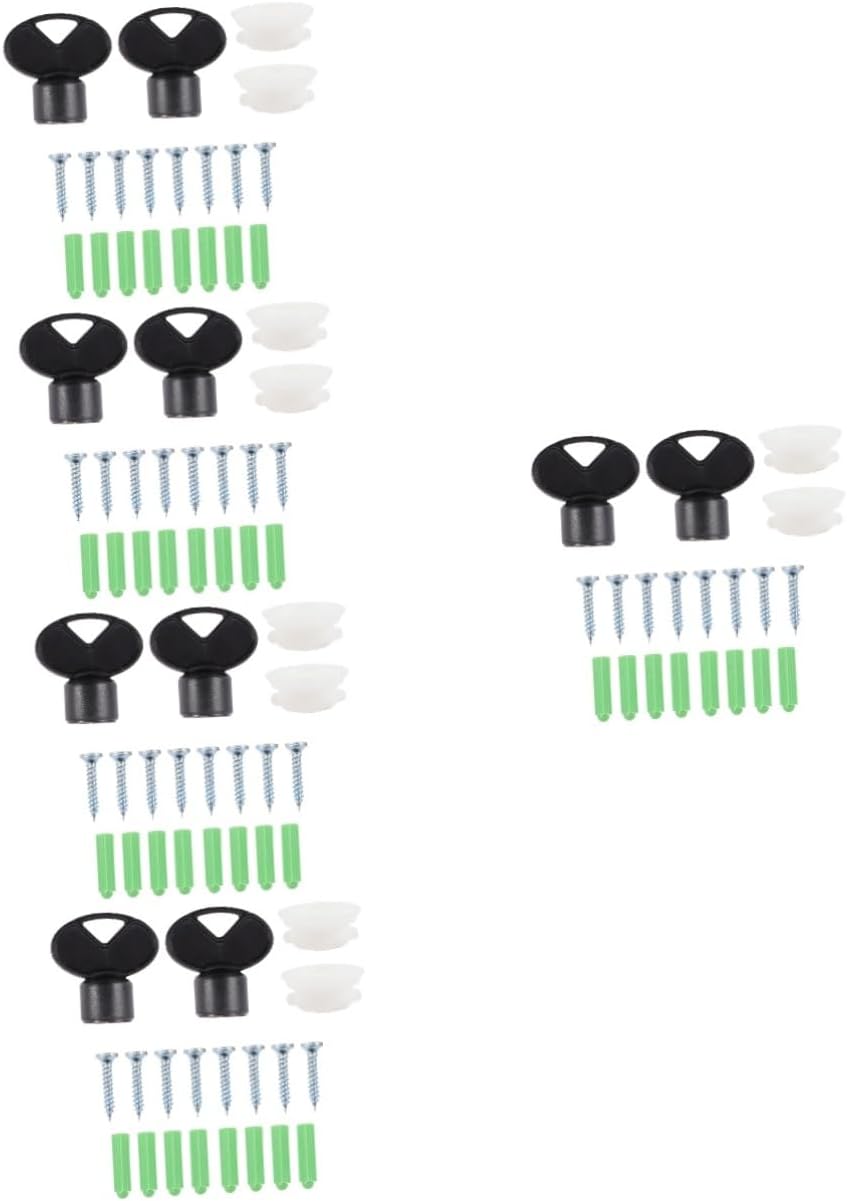 BUGUUYO 5-Set Stone-Clear Plastic Key Dispenser
