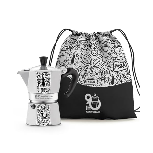   BIALETTI--Moka-Express-90th-Birthday-Silver