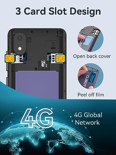 CUBOT J20 Smartphone ohne Vertrag 3GB RAM 32GB ROM TF 128GB Expand 4,0 Zoll Bildschirm Mini Android Smartphone 2350mAh 4G Dual SIM BT GPS Schwarz – Bild 6