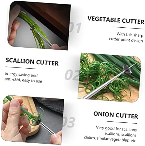 Scallion Slicer 1pc Green Onion and Scallion Tool Portable Kitchen Essential