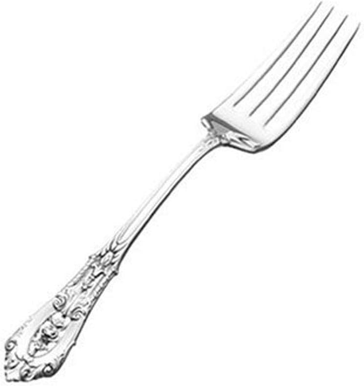 Wallace Rose Point Dinner Fork 775 Sterling Silver