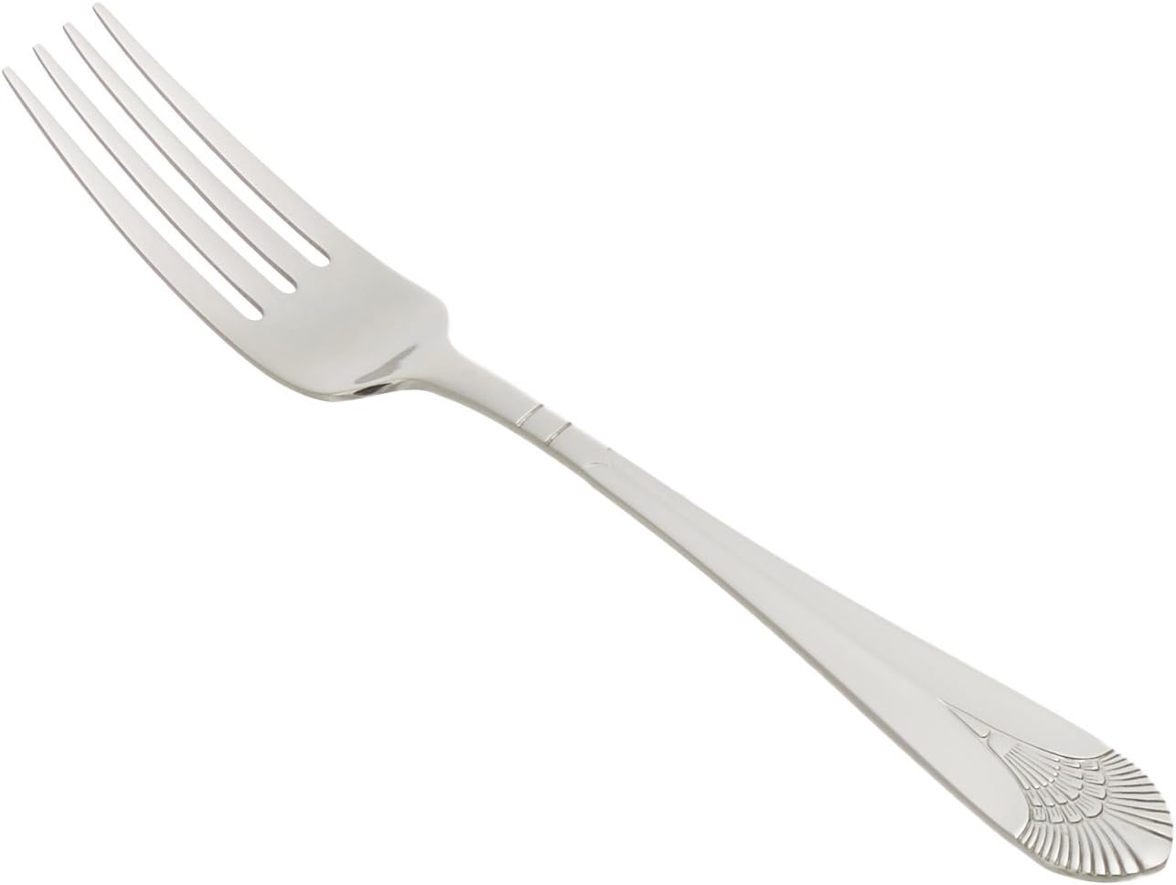 Winco Peacock Stainless Steel Dinner Forks 12 Pack