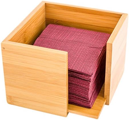 Restaurantware Bamboo Napkin Holder - Shatter-Proof Durable Wooden Napkin Holder for Kitchens