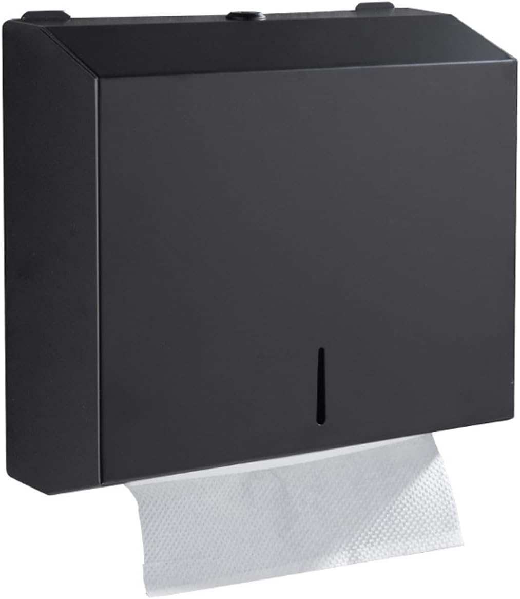 Wall-Mounted Stainless Steel Towel Dispenser with Lock