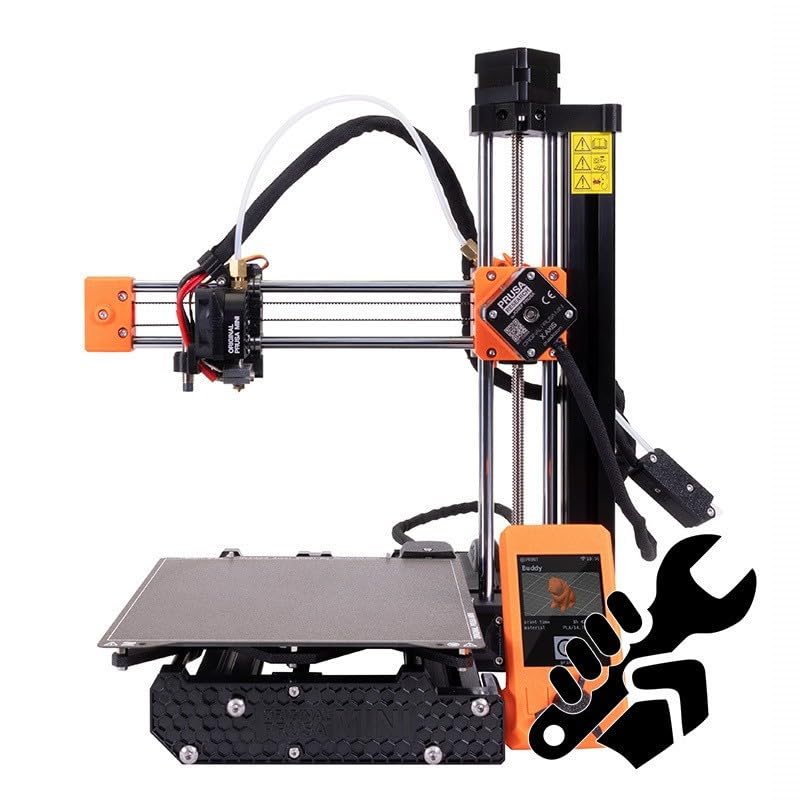 Original Prusa Mini+ Anfängerfreundliches 3D-Drucker-DYI-Kit, Filament-Sensor enthalten, Spaß beim Zusammenbauen, abnehmbare Druckblätter, Filamentprobe enthalten, Druckgröße 17,8 x 17,8 x 17,8 cm. – Bild 3