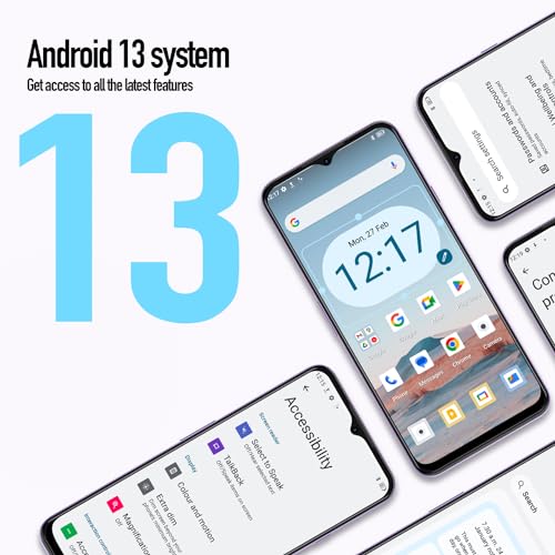 Wiko T20 Smartphone 4 GB + 128 GB, 5000 mAh Batterie, 6,56-Zoll-HD+-Display, Octa-Core-Prozessor, Android 13 Mobile Phone, 4G Dual-SIM, Fingerabdruck/OTG/3 Steckplätze/3,5-mm-Buchse,Blau – Bild 8