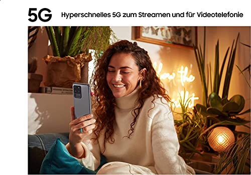 Samsung Galaxy S20 Ultra 5G Smartphone ohne Vertag, 108 MP Kamera, 6.9 Zoll Super AMOLED Didsplay, Hybrid SIM, Android 10 to 13 - Deutsche Version (128GB, White) – Bild 6