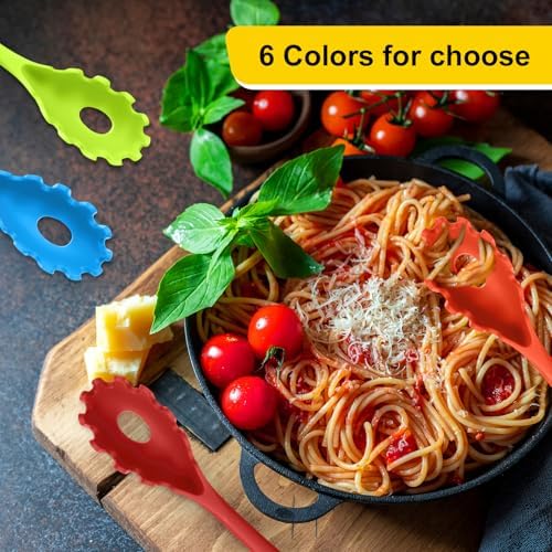 12-Piece Heat-Resistant Silicone Pasta Forks for Kitchen