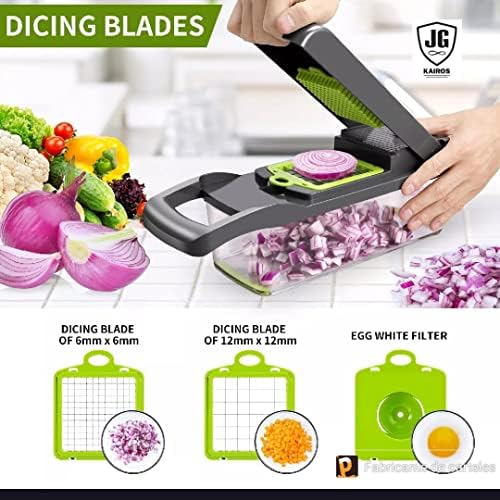 Premium Multi-functional Vegetable Chopper with 8 Blades