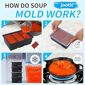   Silicone-Freezer-Tray-With-Lid-Silicone-Freezer-Tray-for-Soup-Cube-Large-Ice-Cube-TraySilicone-Freezer-ContainerFreeze-Store-Soup-Sauce-Broth-Makes-3-Perfect-1-Black-2-Pack