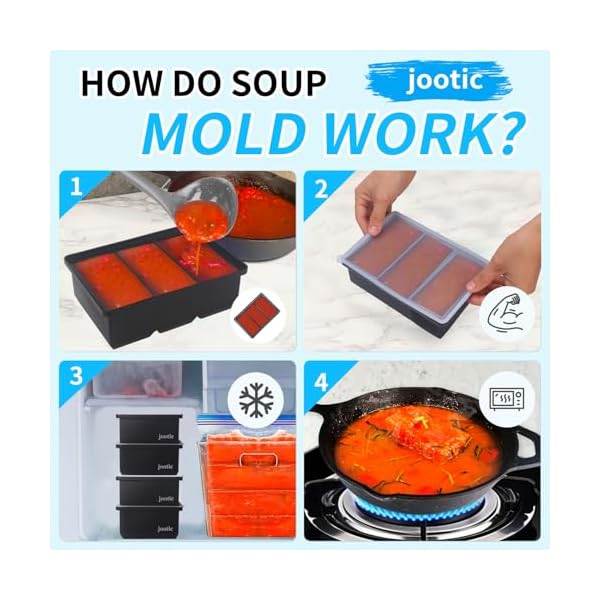   Silicone-Freezer-Tray-With-Lid-Silicone-Freezer-Tray-for-Soup-Cube-Large-Ice-Cube-TraySilicone-Freezer-ContainerFreeze-Store-Soup-Sauce-Broth-Makes-3-Perfect-1-Black-2-Pack
