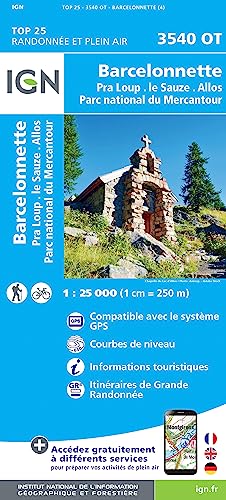 3540OT Barcelonnette pra loup la sauze allos pn mercantour