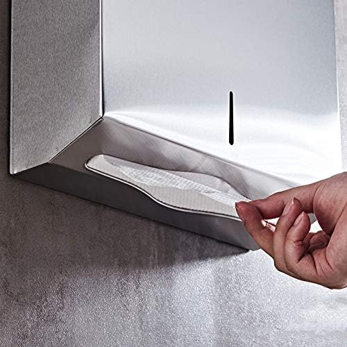 Durable stainless steel towel dispenser with lock high capacity for commercial use