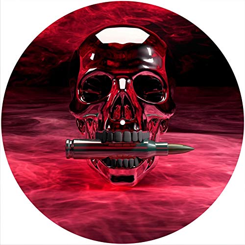 Slipmat Slip Mat Scratch Pad Feutre pour n’importe quel tourne-disque en vinyle LP DJ 12″ graphique personnalisé – Skull Bullet Red - Les Beatles, Paul McCartney, John Lennon, RIngo Starr, George Harrison Slipmat Slip Mat Scratch Pad Feutre pour n'importe quel tourne-disque en vinyle LP DJ 12" graphique personnalisé - Skull Bullet Red