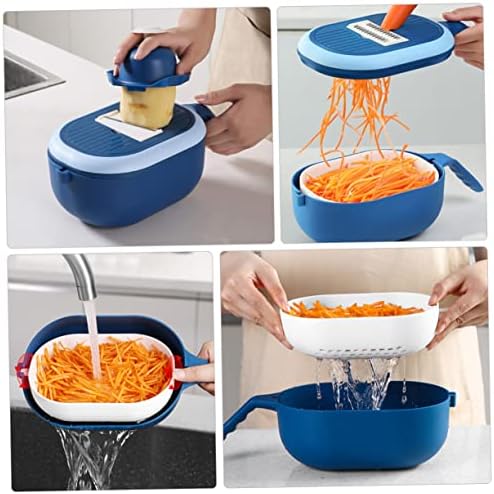 ABOOFAN Multi-Functional Veggie Slicer Cutter Grater Dicer Egg Separator