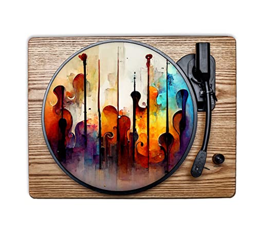 Slipmat Tapis de Tourne-Disque en Caoutchouc Finesse Instruments – Tapis pour Gramophone 30,5 cm (12″) - Les Beatles, Paul McCartney, John Lennon, RIngo Starr, George Harrison Slipmat Tapis de Tourne-Disque en Caoutchouc Finesse Instruments - Tapis pour Gramophone 30,5 cm (12")