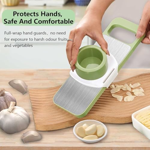 6-in-1 Mandoline Slicer with Hand Guard