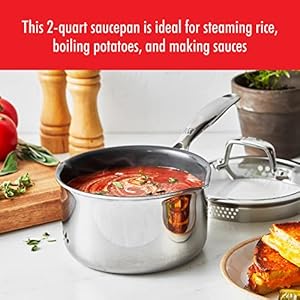 Zwilling spirit energy sauce pan 2 qt newer version stainless steel  urban country home decor