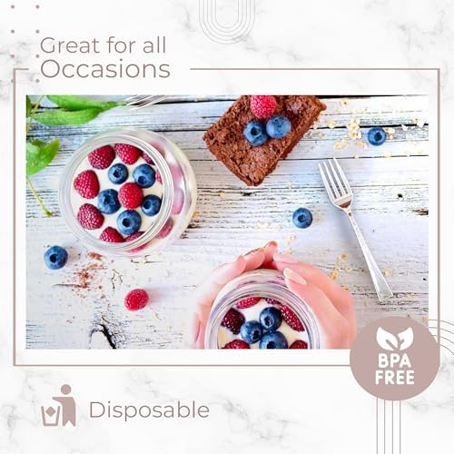 Exquisite Plastic Mini Forks 100CT