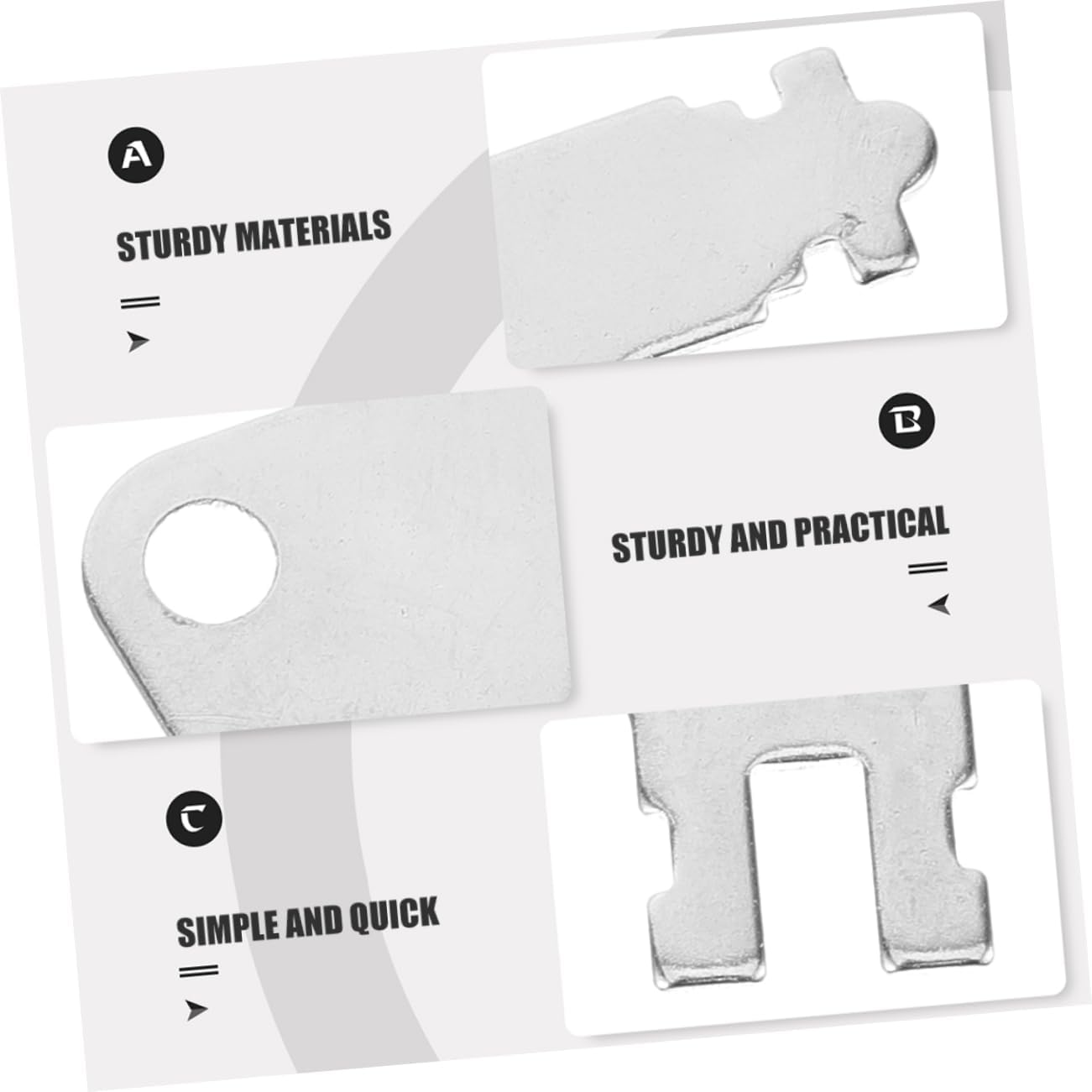 6-Pack Durable Metal Commercial Toilet Paper Dispenser Keys