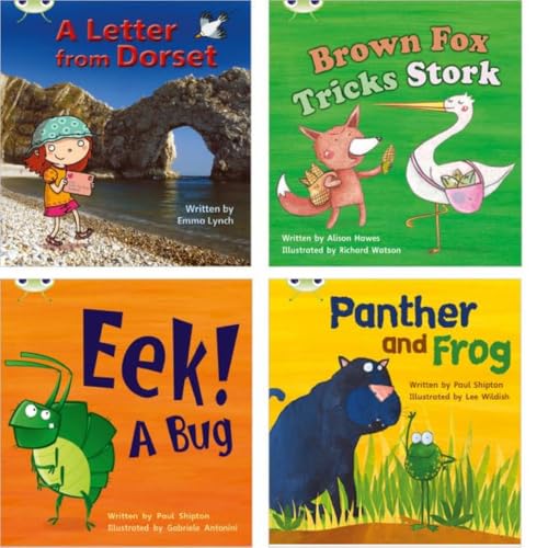 Learn to Read at Home with Bug Club Phonics: Pack 5 (Pack of 4 reading books with 3 fiction and 1 non-fiction) (Phonics Bug)