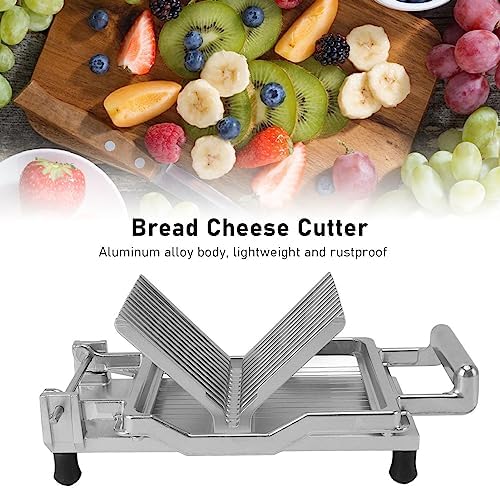 Perfect Cheese Slicer 10mm 20mm AdjustabilityCommercial Bread Cheese Grater with Grid Scale