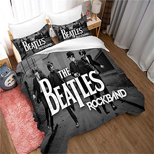 Ste-X Housse De Couette Groupe De Rock The Beatles Taie d’oreiller Literie Anti-acariens Doux 15% Coton + 85% Microfibre (220x240cm(1.8M/2MBed),Style 10) - Les Beatles, Paul McCartney, John Lennon, RIngo Starr, George Harrison Ste-X Housse De Couette Groupe De Rock The Beatles Taie d'oreiller Literie Anti-acariens Doux 15% Coton + 85% Microfibre (220x240cm(1.8M/2MBed),Style 10)