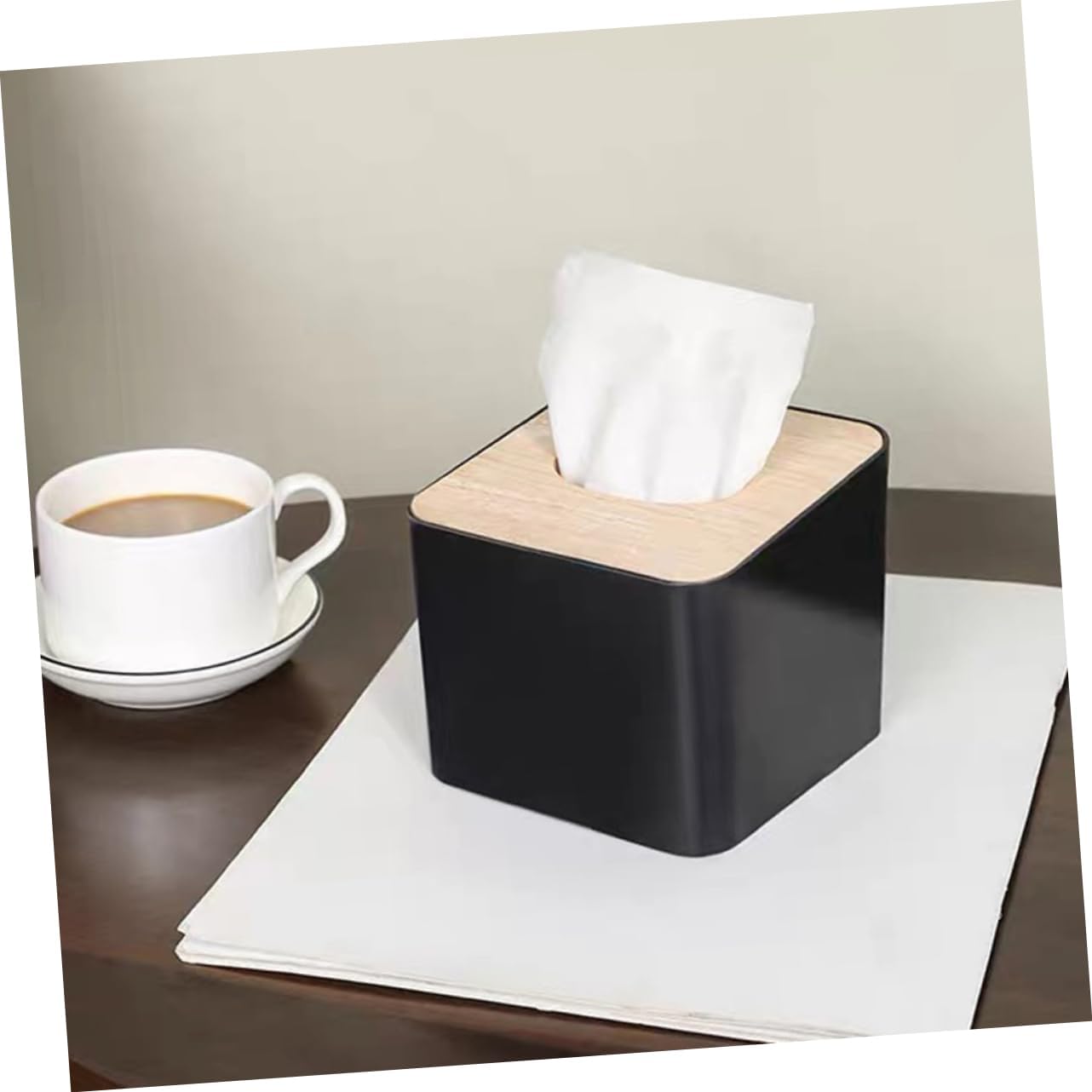 Holibanna Tissue Box Decorative Napkin Organizer