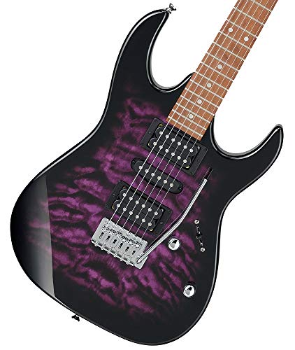 Ibanez GRX GRX70QATVT Guitare électrique droite 6 cordes Violet transparent - Les Beatles, Paul McCartney, John Lennon, RIngo Starr, George Harrison Ibanez GRX GRX70QATVT Guitare électrique droite 6 cordes Violet transparent