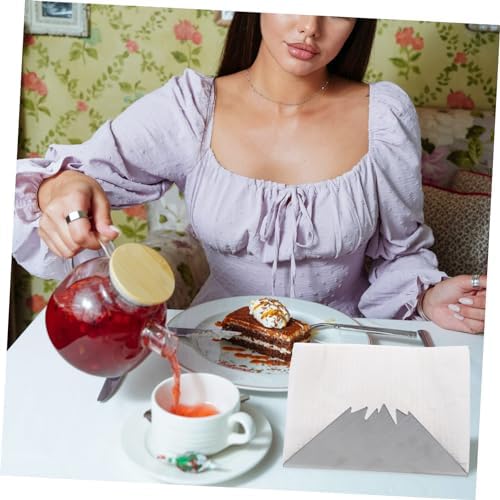NAMOARY Rustic Stainless Steel Napkin Holder