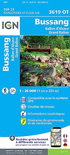 IGN Bussang.Ballon D'Alsace.Le Grand Ballon - Carte topographique