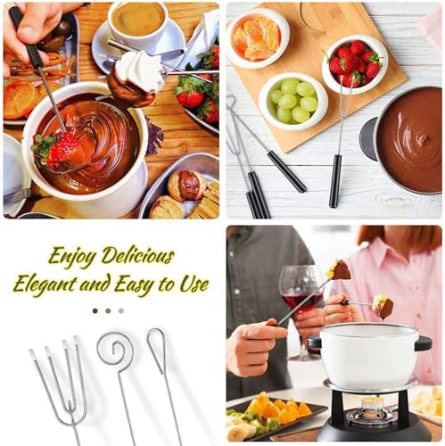 Perfect for Cheese Fondue Chocolate and Fruit Serving