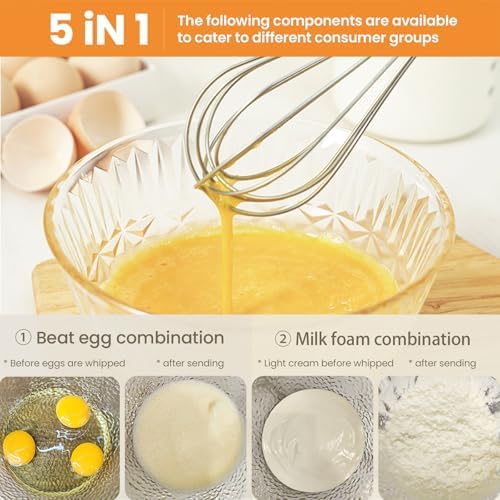 NAJIESUN4-in-1 Waterproof Cordless Electric Veget Slicer Set