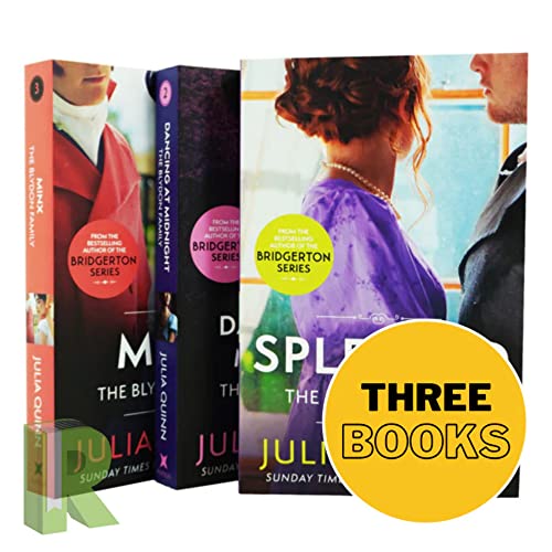 Blydon Family Saga Series 3 Books Collection Set by Julia Quinn (Splendid, Dancing At Midnight & Minx)
