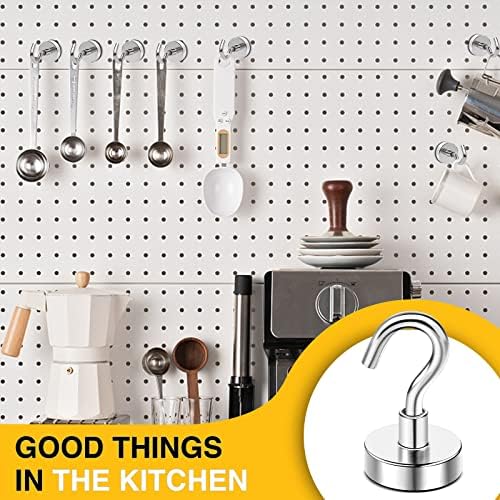 DIYMAG Magnetic HooksStrong Durable and Reliable for Classroom Fridge Office and everywhere