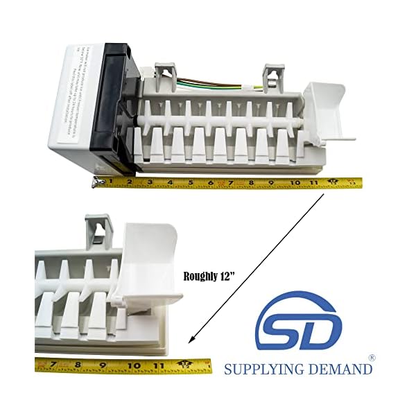   Supplying-Demand-W10884390-Refrigerator-Ice-Maker-Assembly-Replaces-W10793298-W10377152-W10469286