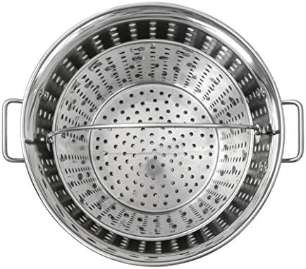 Ultimate Cooking Solution 180 Quart Stainless Steel Stock Pot with Lid Steam Basket