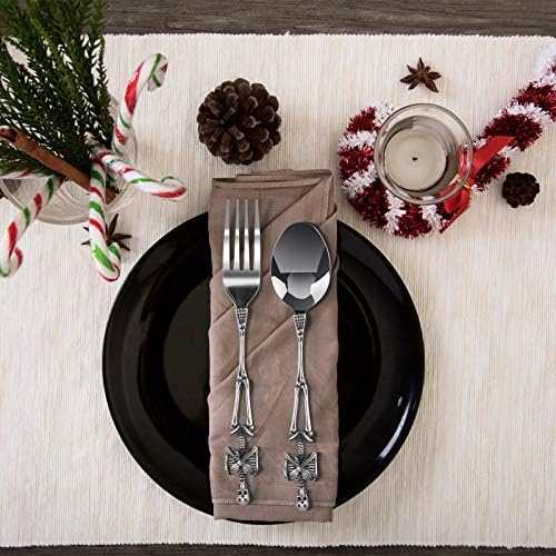 ONEKOO Dinner Fork Premium Stainless Steel Dishwasher Safe Unique Skull Design