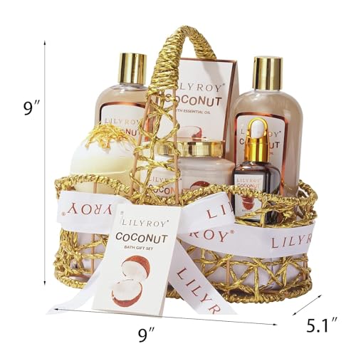 Christmas Gifts for Women and Men - 8-Piece Luxury Bath & Body Gift Set for Women Self Care Kit Spa Gift Baskets | Perfect Mothers Day Gifts for Mom, Birthday Gifts, All Occasion Holiday Present - Image 8