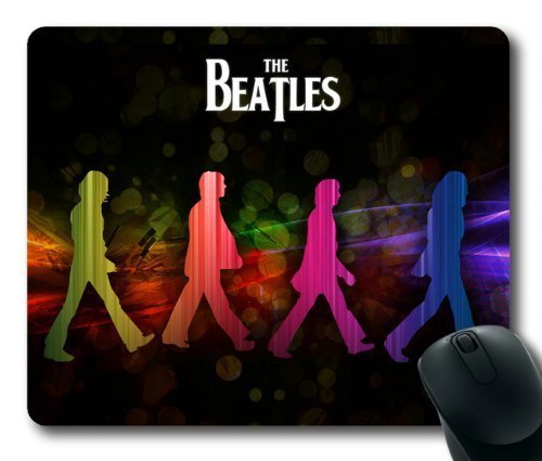 The Beatles Mouse Pad/Mouse Mat Rectangle by ieasycenter - Les Beatles, Paul McCartney, John Lennon, RIngo Starr, George Harrison The Beatles Mouse Pad/Mouse Mat Rectangle by ieasycenter