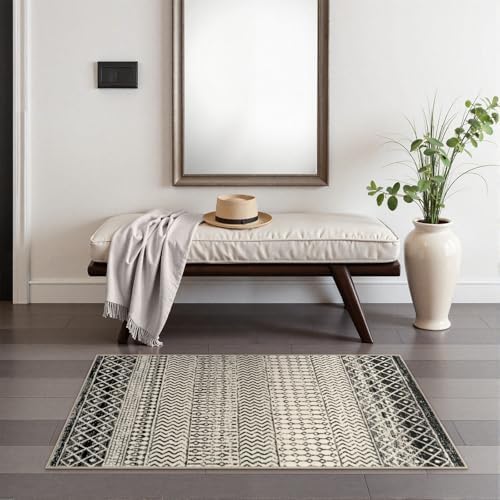 Soft Non-Slip Moroccan Washable Rug 2x4