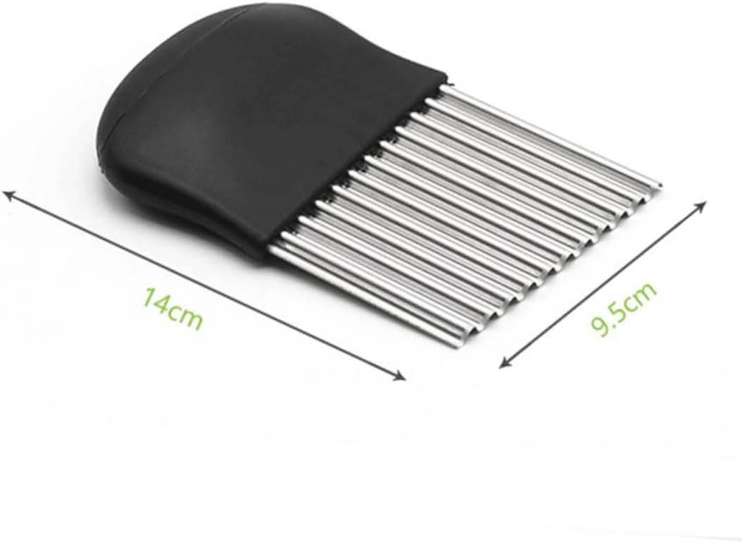 Stainless Steel Wave Potato Slicer for Easy Fun Cooking