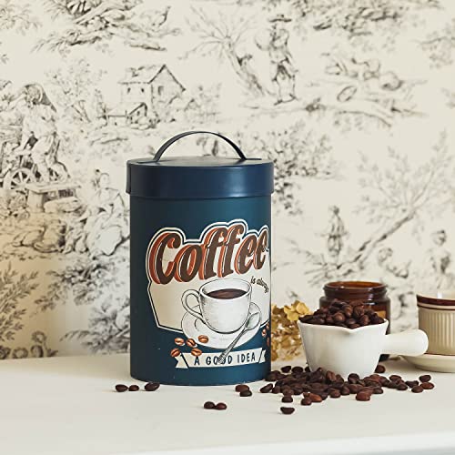 NIKKY-HOME-Metal-Canisters-for-Coffee-Sugar-Tea-Kitchen-Container-Farmhouse-Country-Decor-Jar-Large-Rustic-Decorations-Steel-Food-Storage-Tin-for-The-Kitchen-Counter-Coffee NIKKY HOME Metal Canisters for Coffee Sugar Tea Kitchen Container Farmhouse Country Decor Jar Large Rustic Decorations Steel Food Storage Tin for The Kitchen Counter Coffee