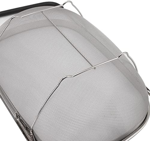 FLAVAS Oval Strainer with Rubber Handle